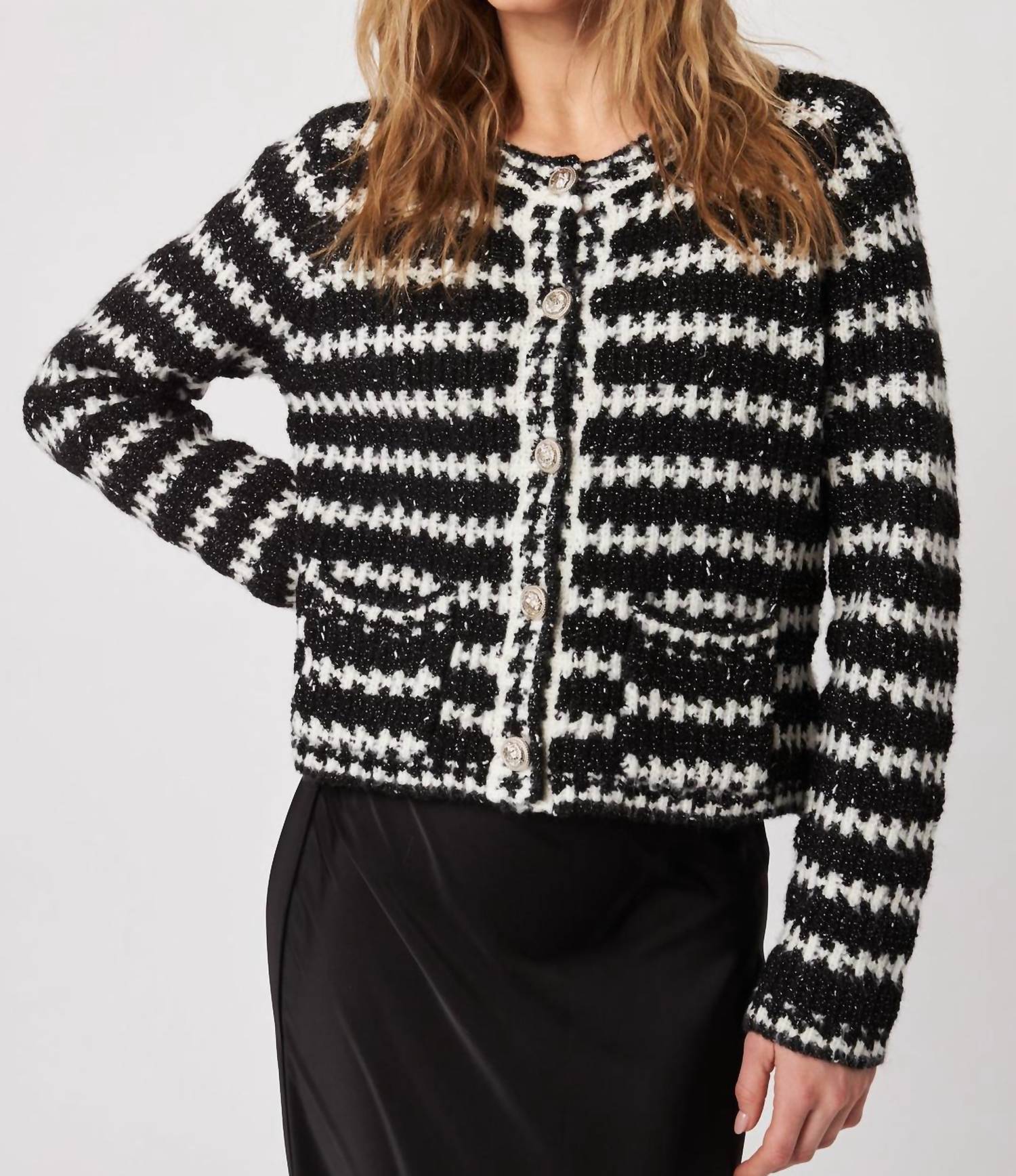 John + Jenn - Henri Striped Cardigan Top