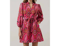Sugarlips - Azura Floral Poplin Mini Dress