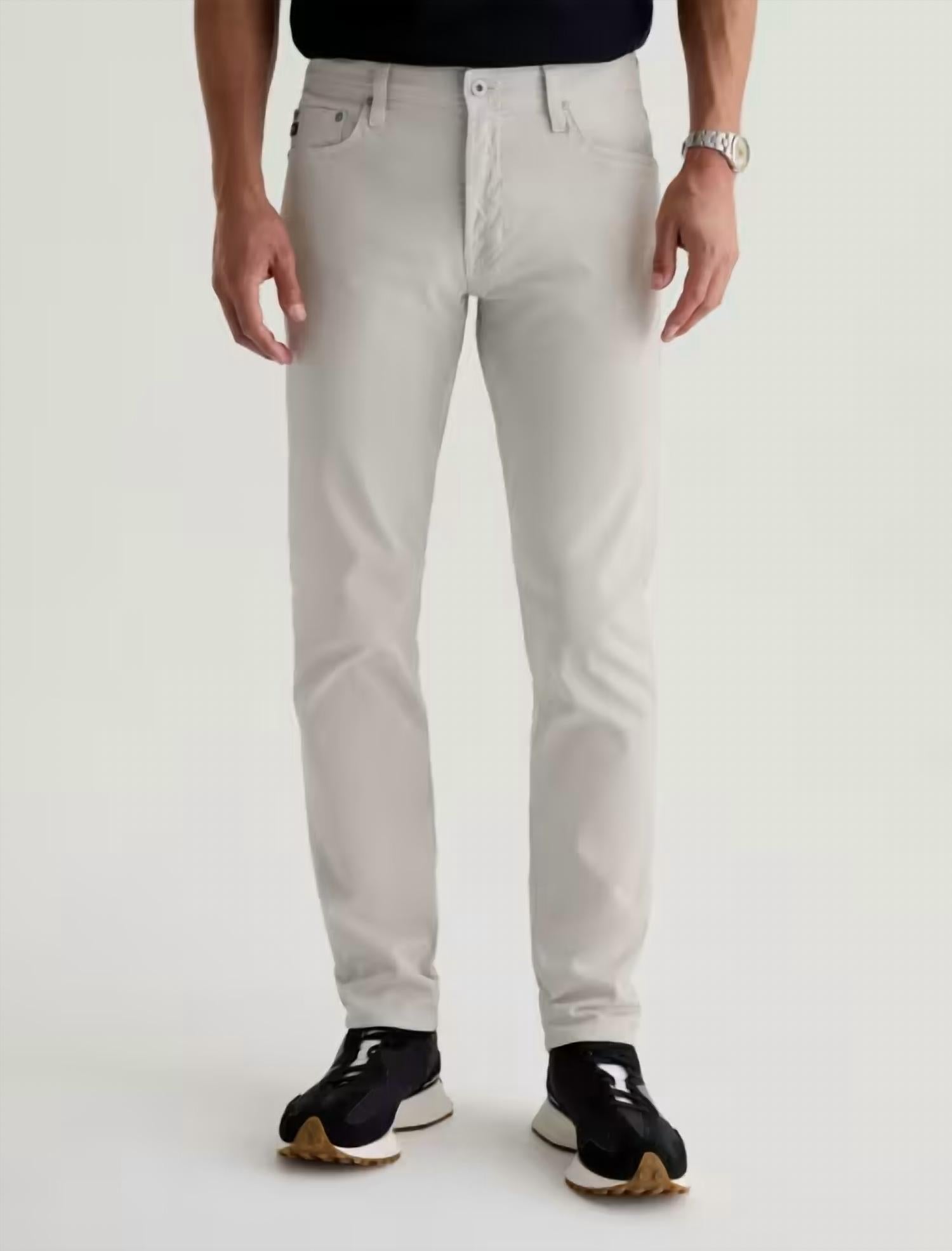 Ag Jeans - Everett Slim Straight Sueded Jeans