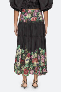Sea - Viktoria Print Midi Skirt