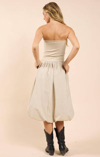 Sadie & Sage - Happier Now Strapless Tube Bubble Dress