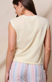 Sundry - Club Soleil Cropped Muscle Tank