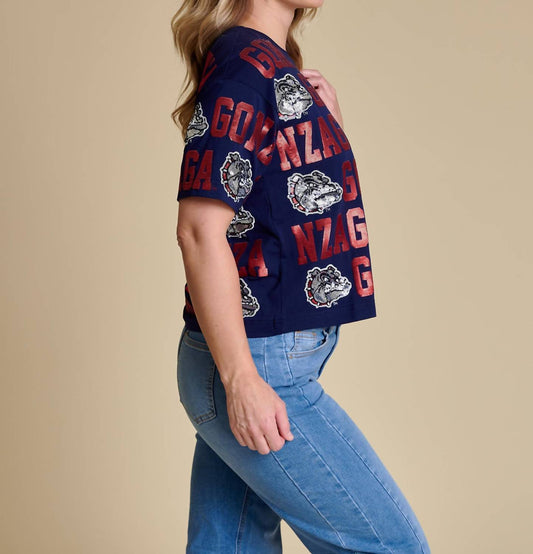 Stewart Simmons - The Sequin Repeat Tee Gonzaga