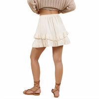 Sadie & Sage - Positivity Ruffle Hem Mini Skirt
