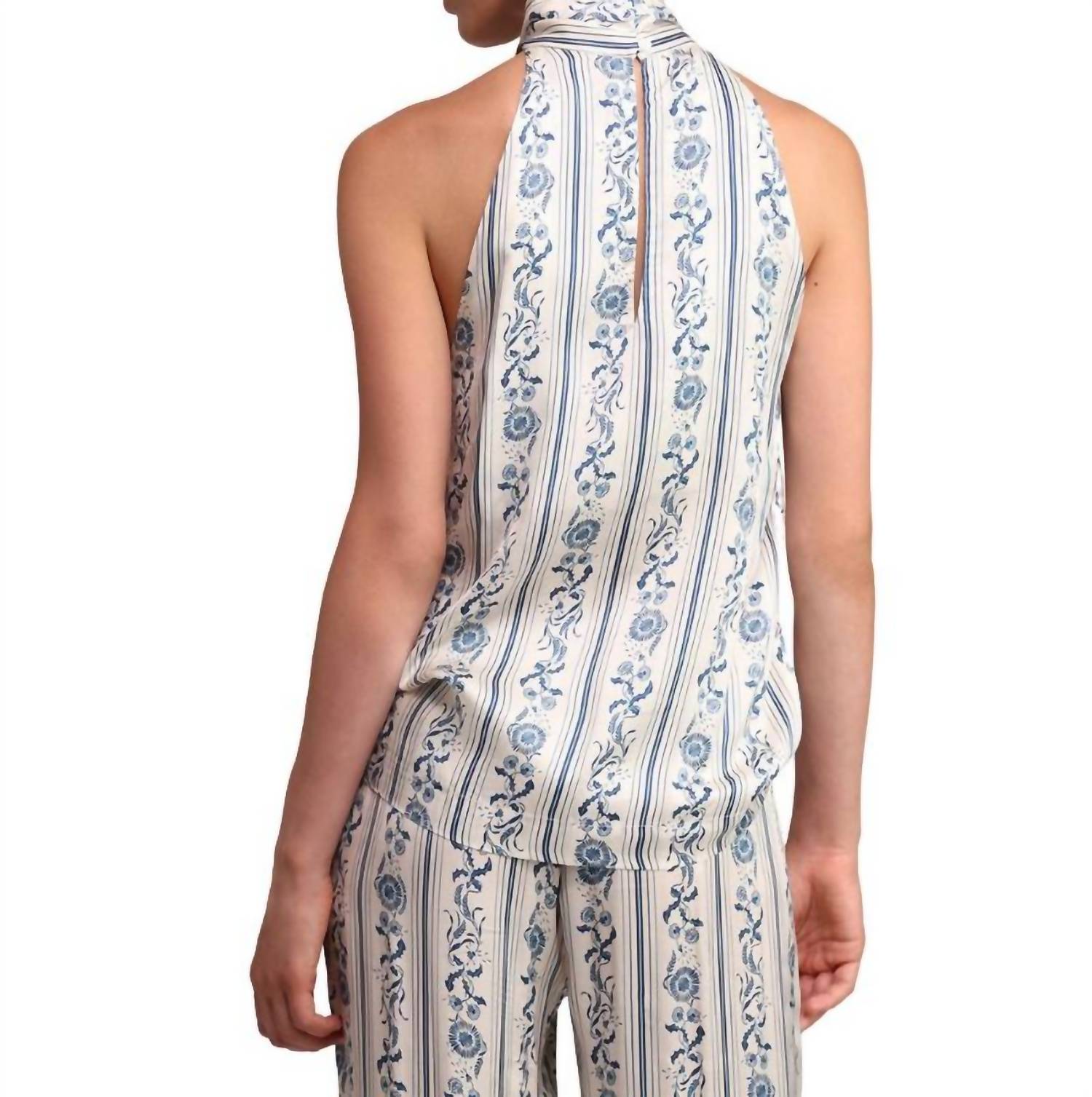 Sabina Musayev - Courtney Patterned Halter Top