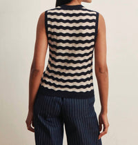 Sanctuary - Everyday Chevron Knit Shell Sweater Top