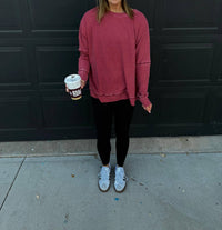 Mono B - Waffle Ribbed Pullover