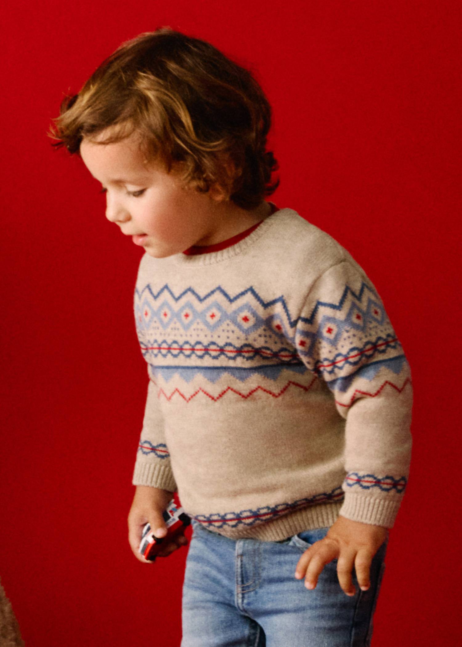 Mayoral - Kids' Jacquard Sweater