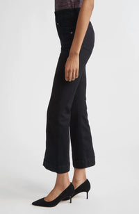 Veronica Beard - Carson High Rise Ankle Flare With Mid Seam Jeans