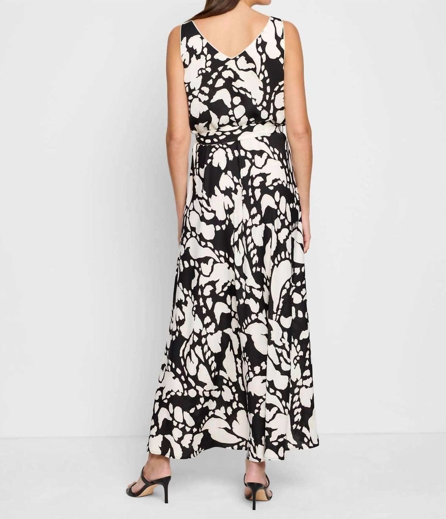 Nic + Zoe Women's Evening Petal Bianca Dress in black multi - women's dress - detail view