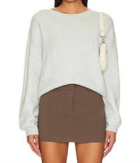 STEVE MADDEN Colette Sweater in jade cream - women's sweater