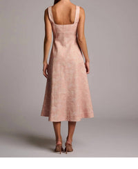 Hevron - Kya Button‑front Midi Dress Dress