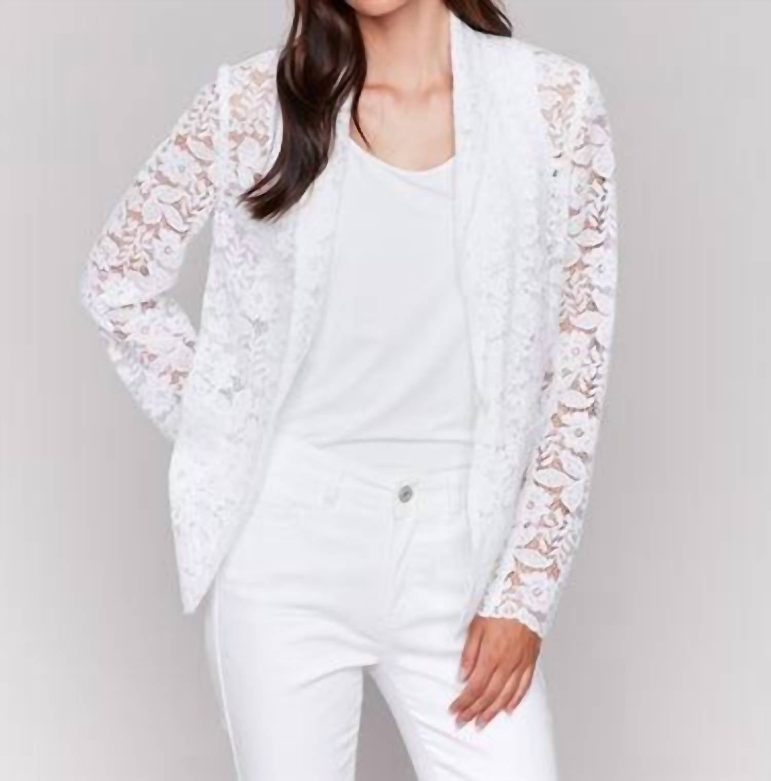 Charlie B - Lace Blazer