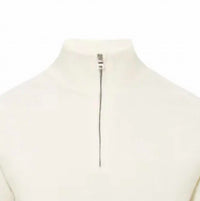 Orlebar Brown - Men's Neilson Ice Wool Half Zip Top