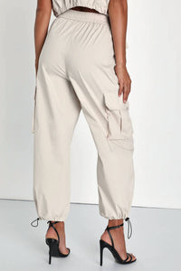 Lulus - Coolest Cutie High-rise Cargo Jogger Pants
