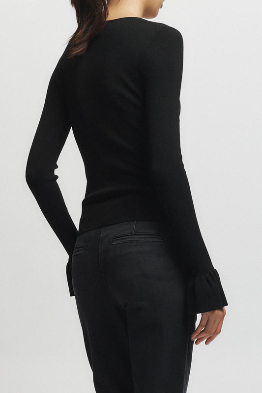 Saint Art - Watson Ruffle Knit Sweater