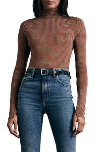 Rag & Bone - Women's Shaw Cotton Paneled Long Sleeve Top