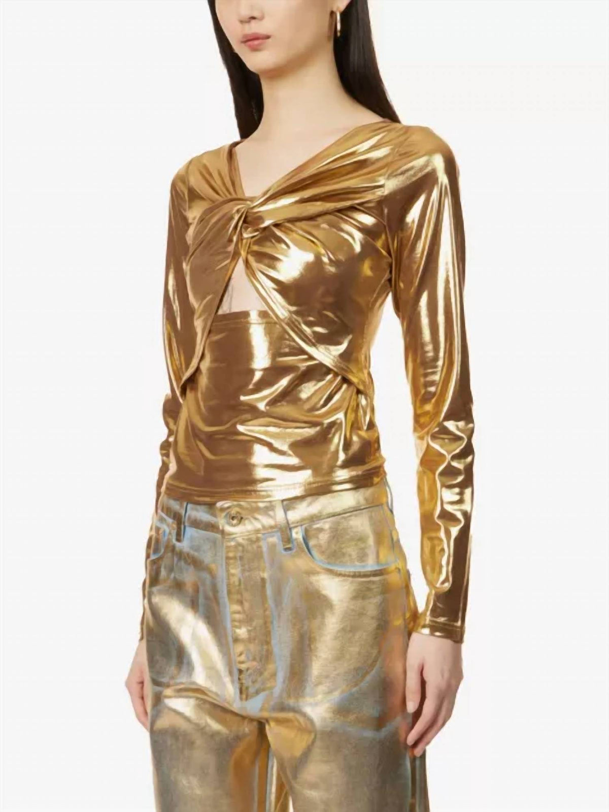 Amylynn - Martina High Shine Stretch Long Sleeve Top