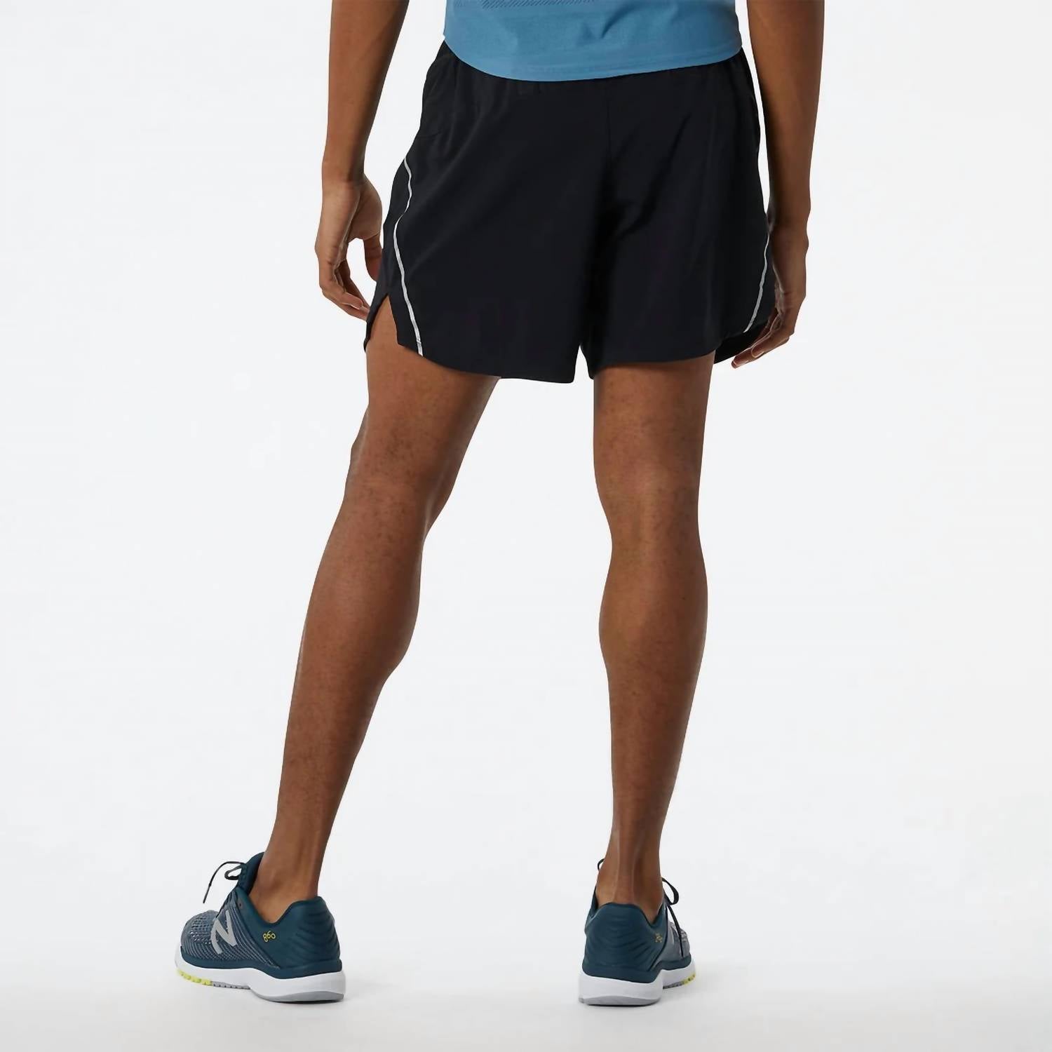 New Balance Impact 7inch Short in black - men's shorts - detail view
