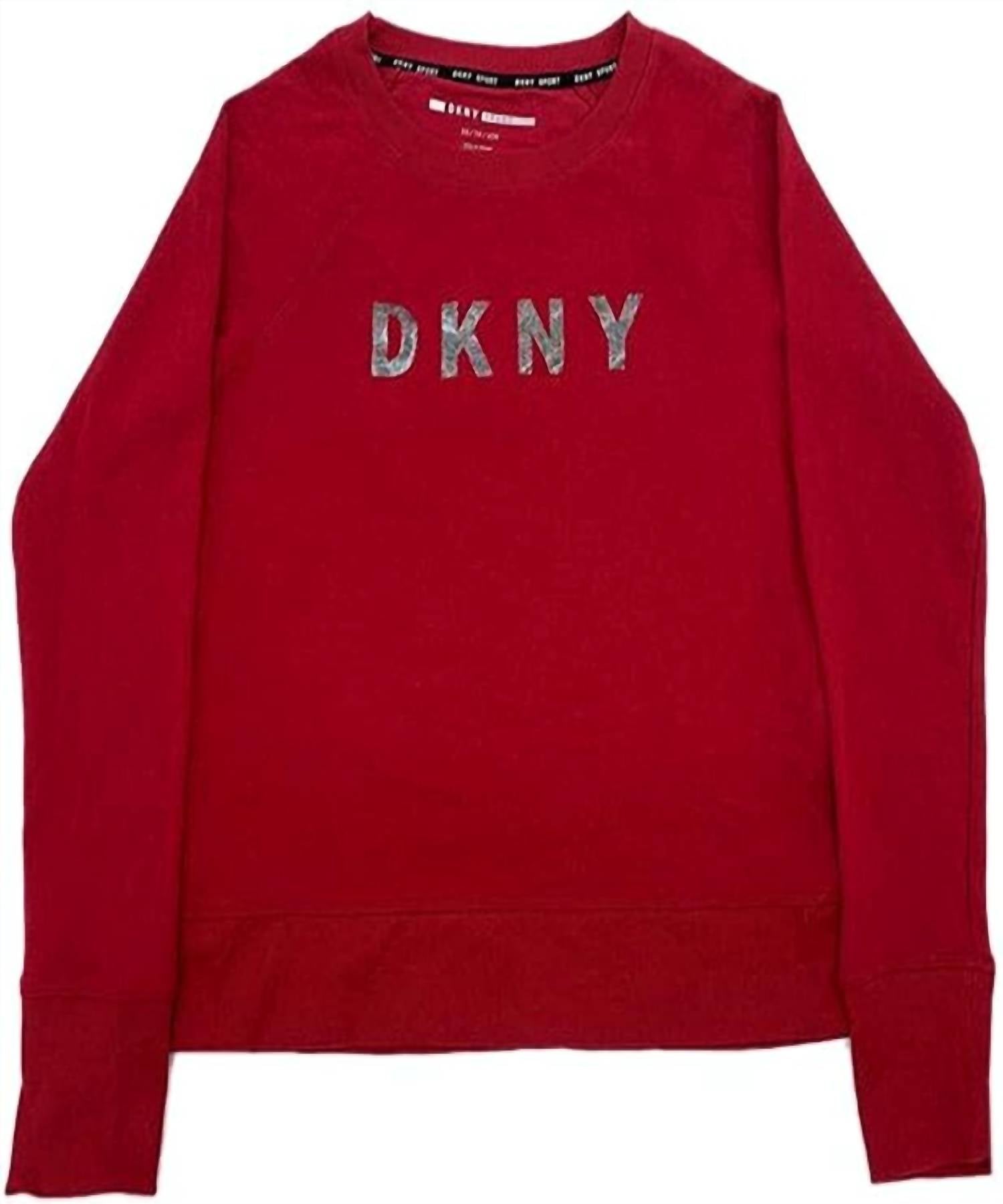 Dkny - Women's Ombre Glitter Logo Sweatshirt