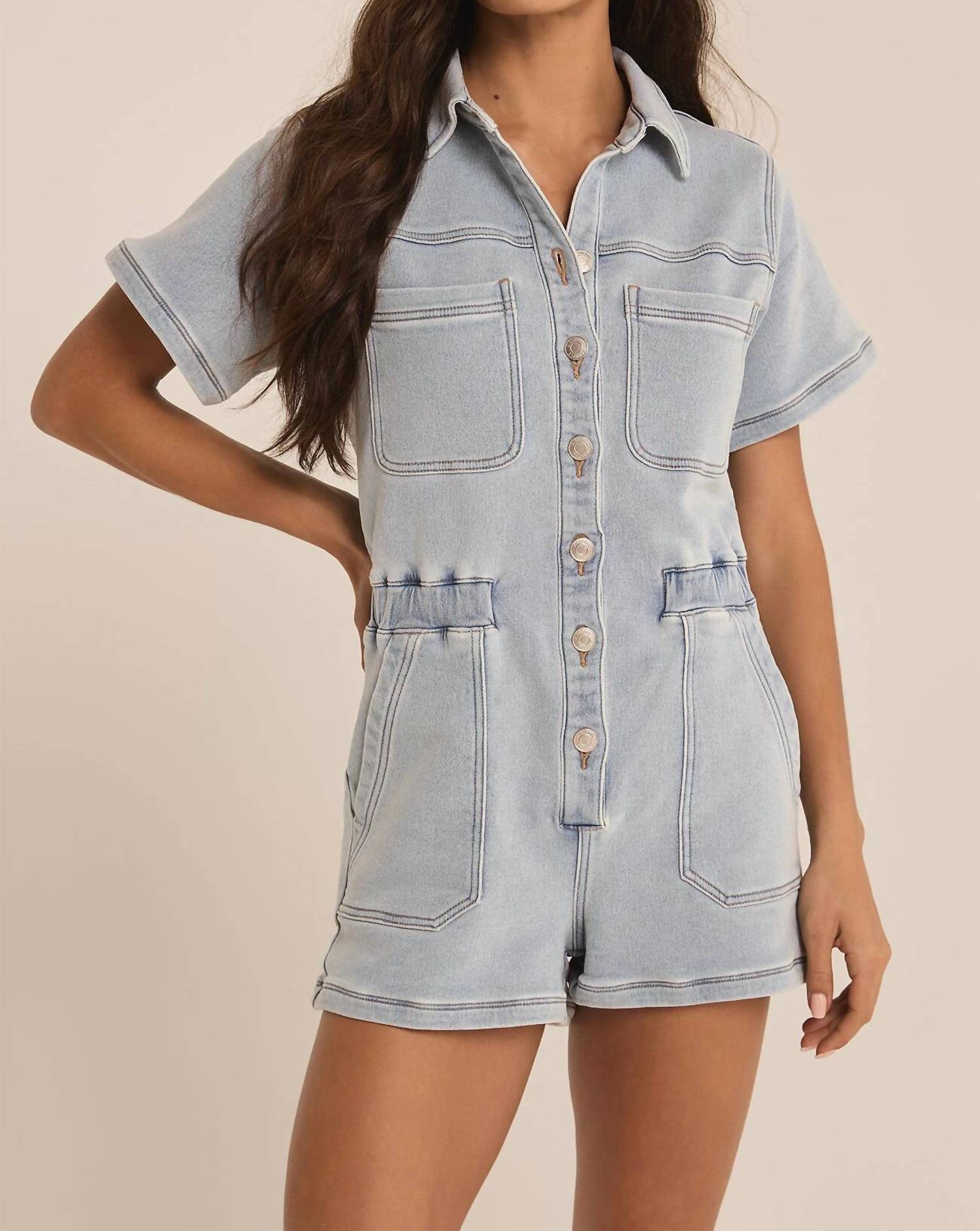 Z Supply - Women's Elias Denim Romper