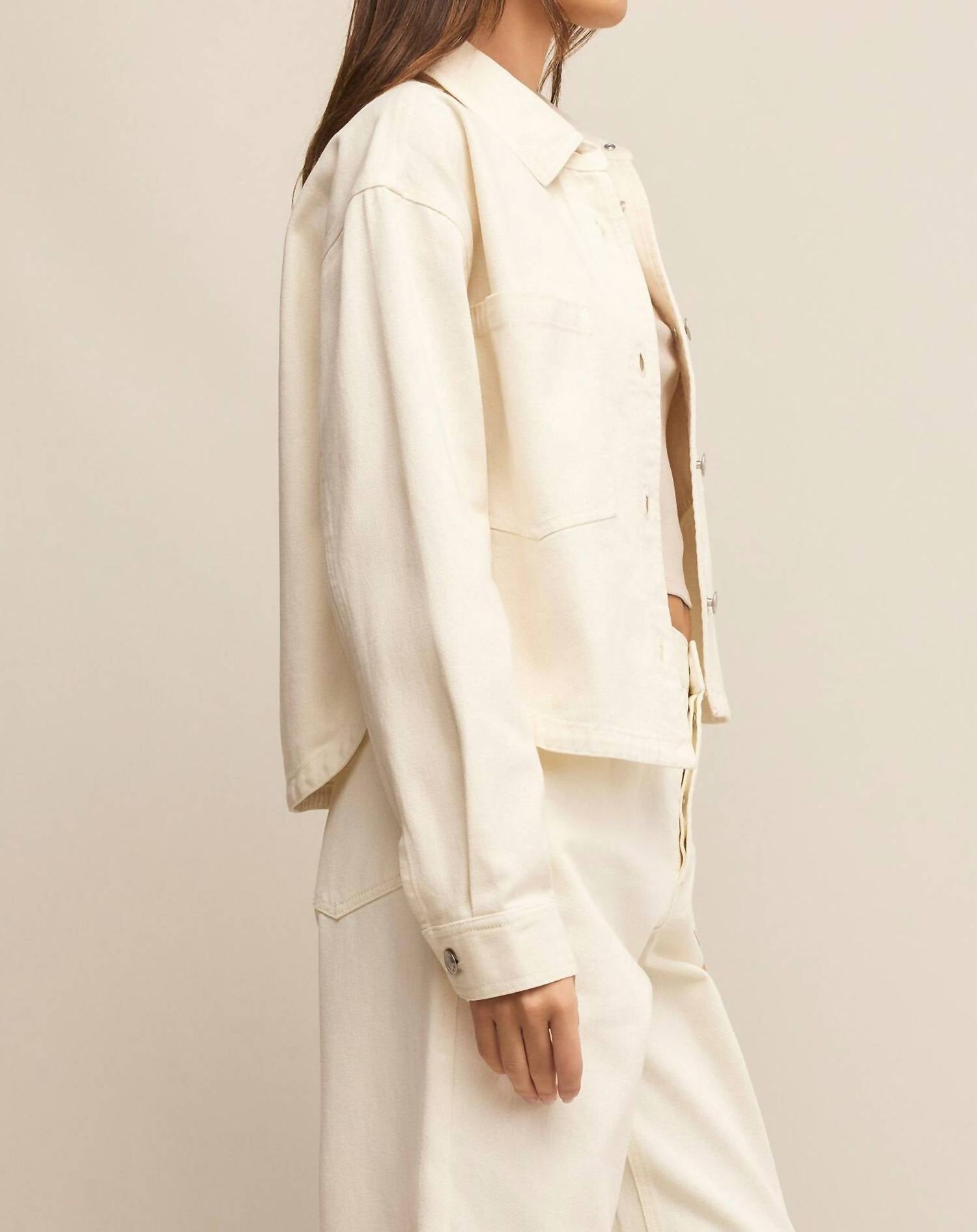 Z Supply - All Day Cropped Denim Jacket
