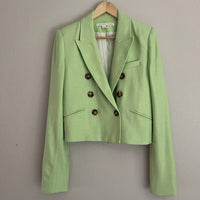 Veronica Beard - Pre-loved Women's Nevis Double Breasted Cropped Blazer