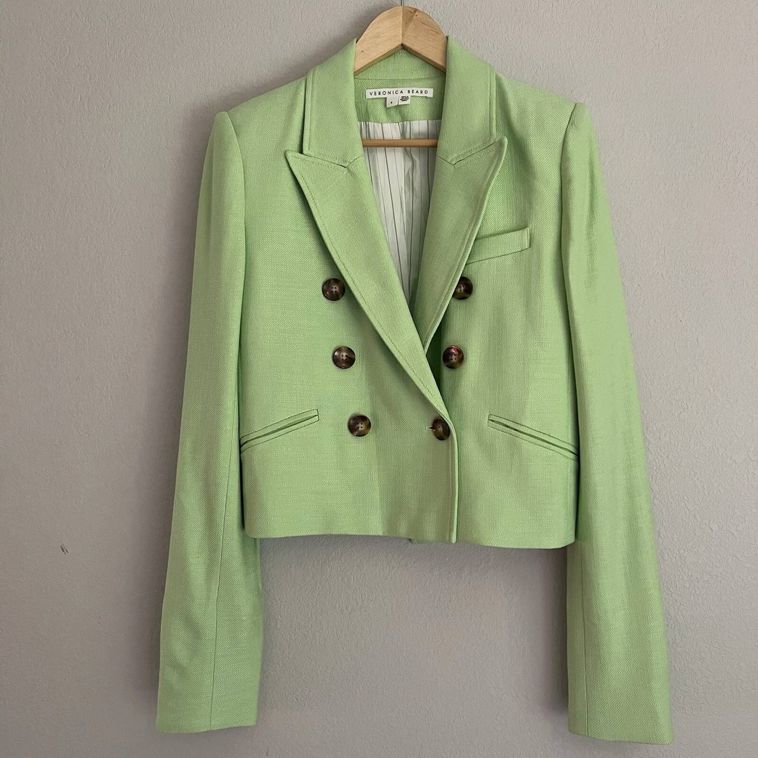 Veronica Beard - Pre-loved Women's Nevis Double Breasted Cropped Blazer