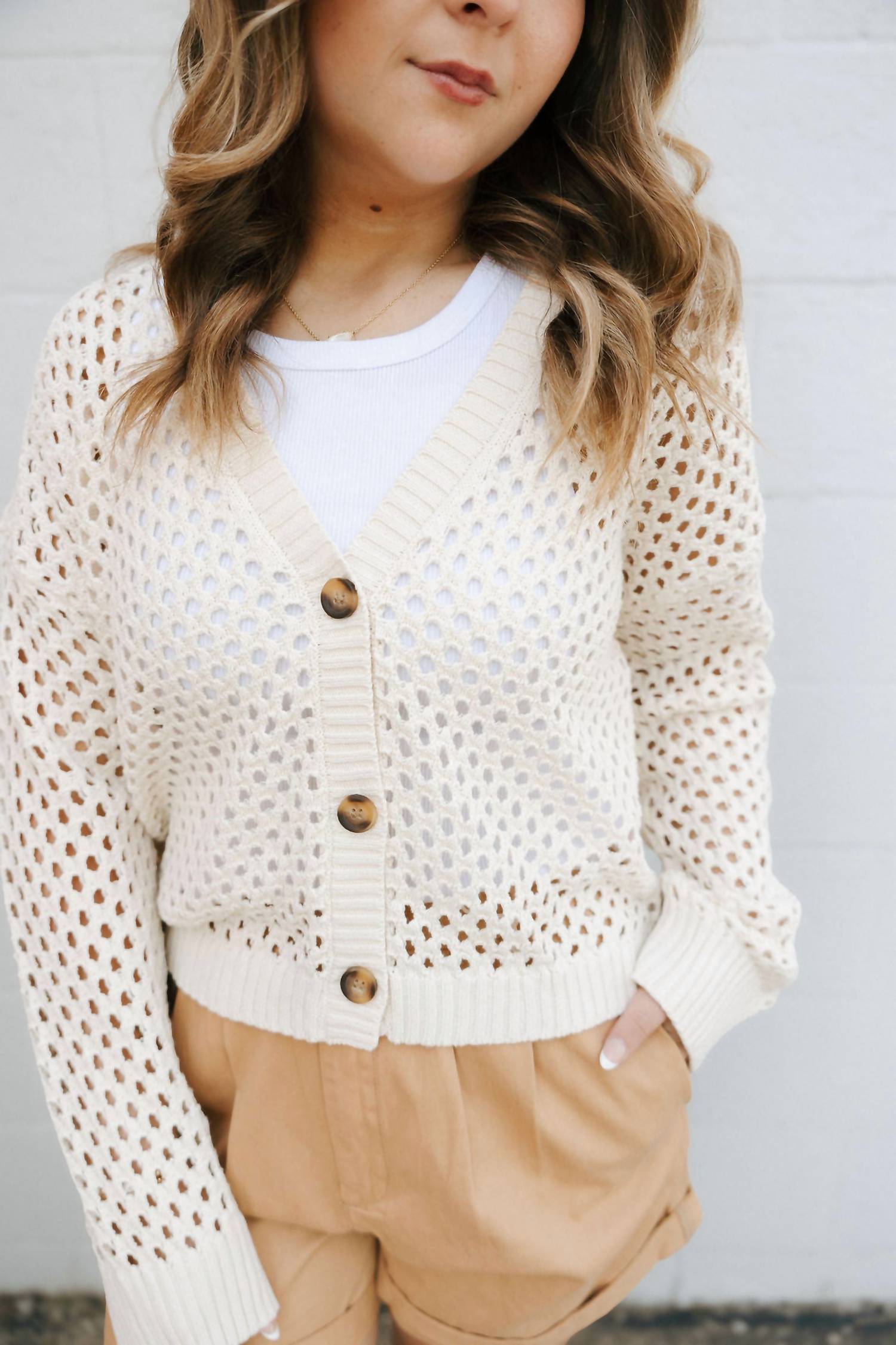 By Together - Kensley Open Knit Cardigan