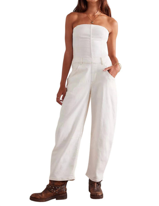 Free People - Je Suis Pret Barrel Leg Jumpsuit