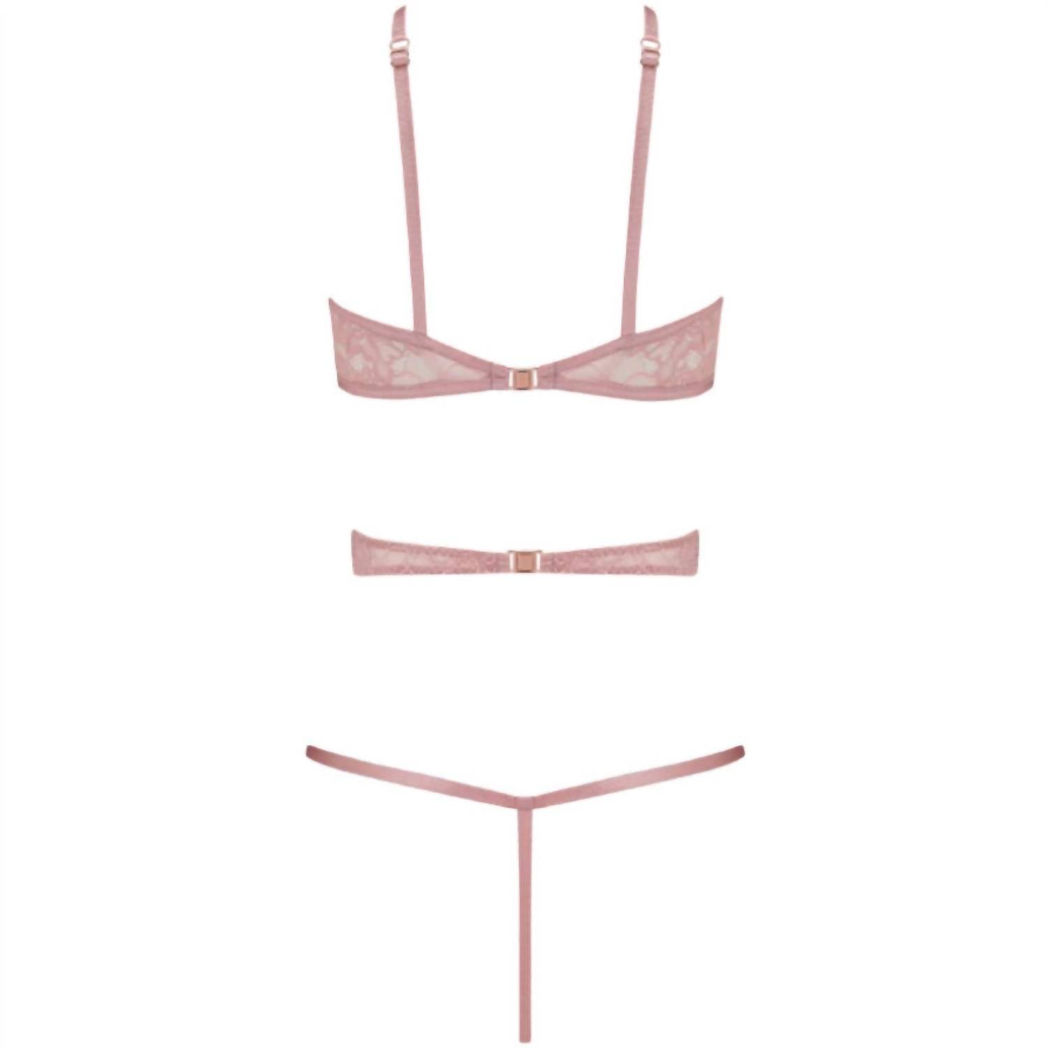Coco De Mer - Alice Semi Sheer Stretch Lace Bodysuit