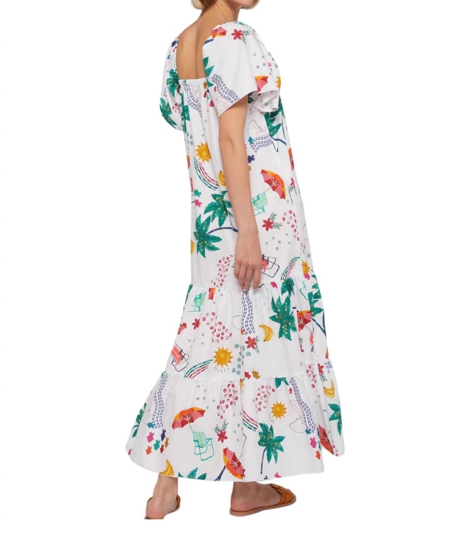 Vilagallo - Palmira Biarritz Poplin Dress