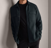 RHONE Weekender Shacket in pine grey - men's jacket