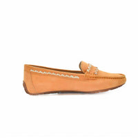The FLEXX Women's Ralf Loafer in orange - women's flats - detail view