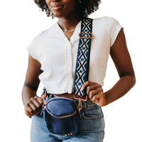 Pretty Simple Women's Ellie Crossbody Bag in navy - women's bag