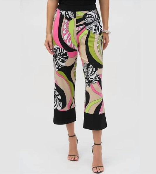 Joseph Ribkoff - Silky Knit Retro Print Pant