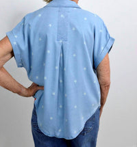 Fairfax & Favor - Quincy Star Print Short Sleeve Top