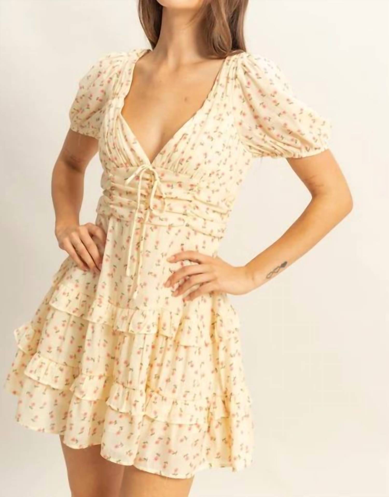 Hyfve - Deep V-neck Mini Dress
