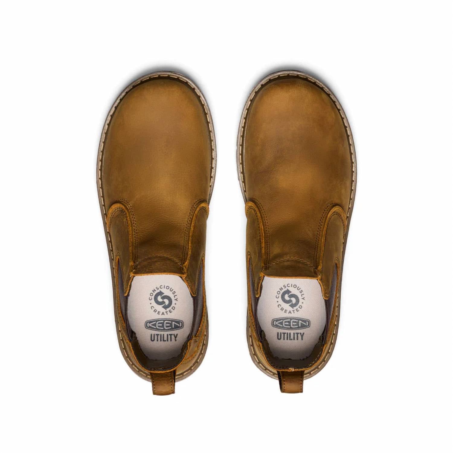 Keen - Women's Belgian Gum Soft Toe San Jose 90° Heel Work Boot