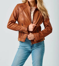 Mauritius - Sunny 2 Regular Fit Leather Jacket