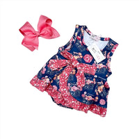 Pete + Lucy - Baby Basket Of Bouquets Romper