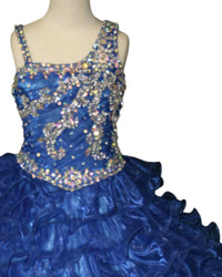 Little Rosie - Girl's Glitz Long Pageant Dress