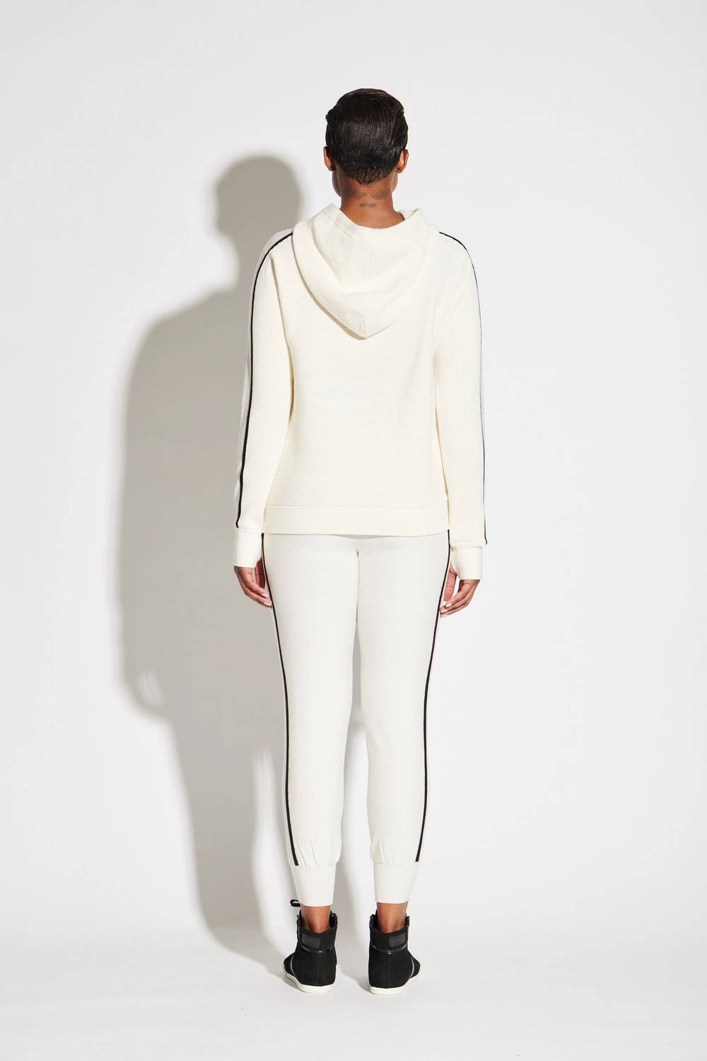 Circular Path - Double Stripe Pullover Hoodie