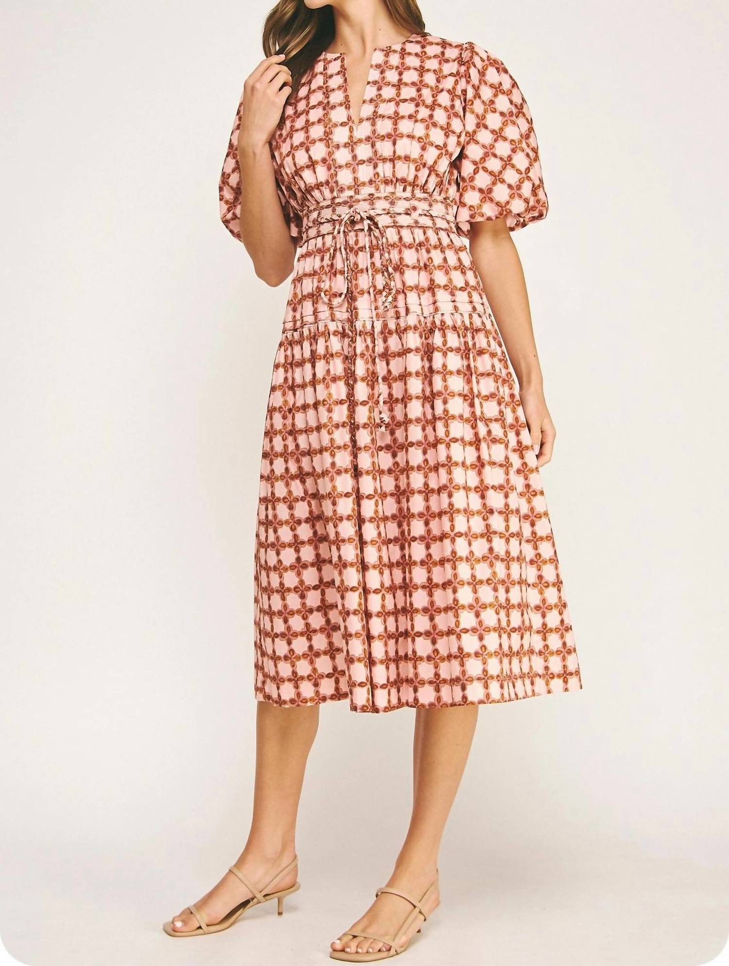 Strut & Bolt - Finding Freedom Chainlink Midi Dress