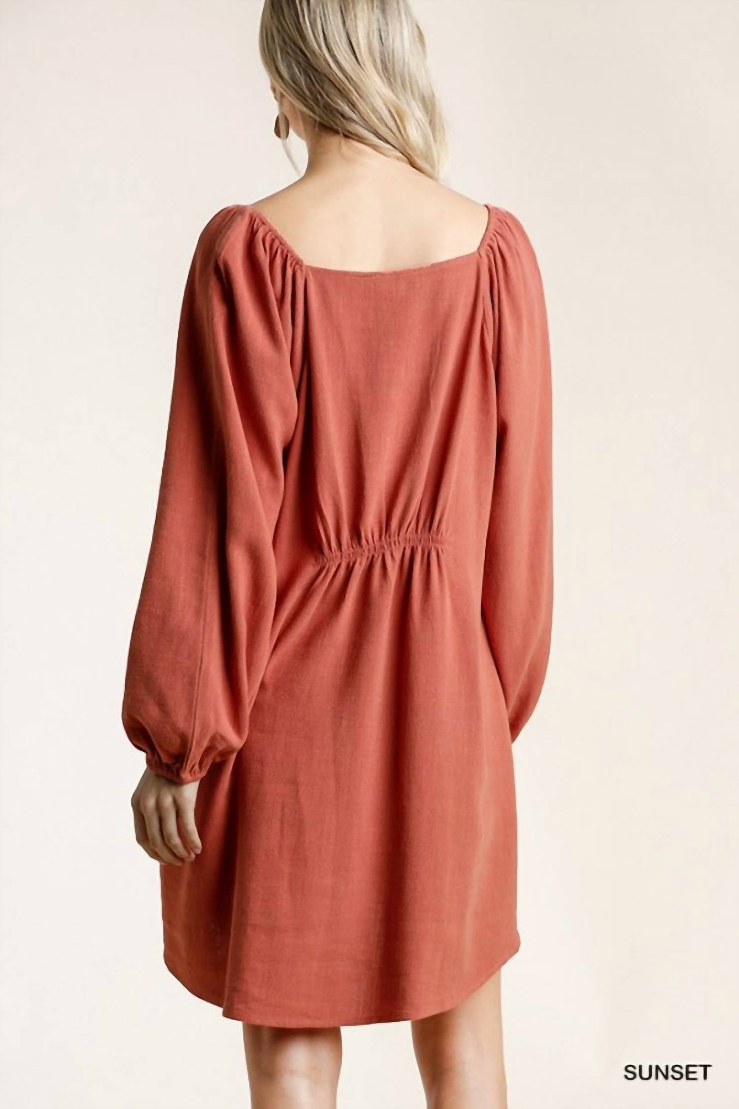 Umgee - Sweetheart Babydoll Dress