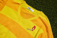 Replica Los Angeles - Rugby Stripe Sweatshirt Mini Dress