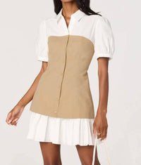 Astr - Women's Joseline Faux Mini Dress