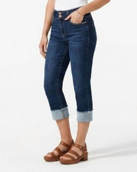 Judy Blue - Violet High Waist Double Button Capri