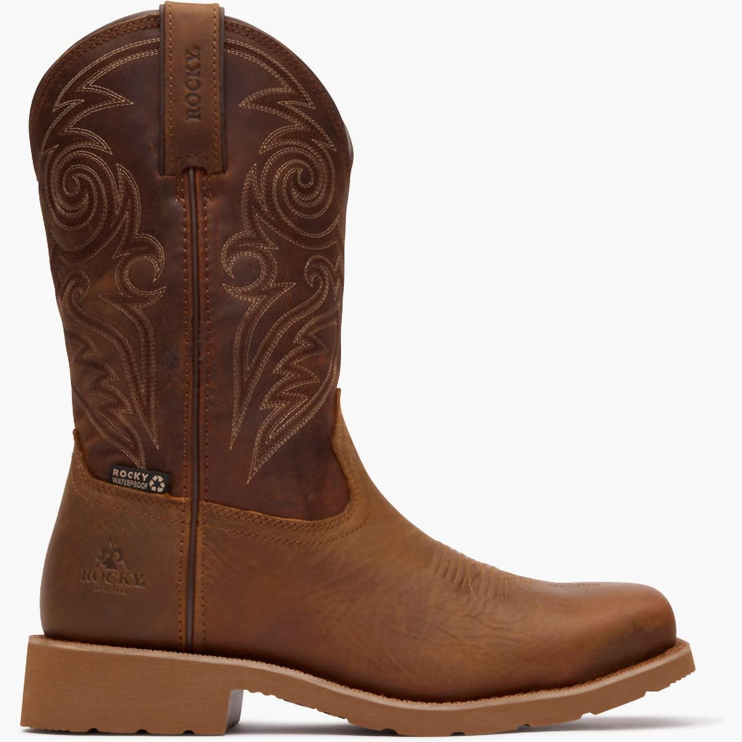 Rocky - Men's Monocrepe 12" Steel Toe Western Boot