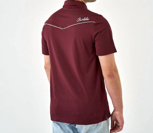 Burlebo - Pearl Snap Performance Polo